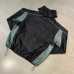 Black/Green IDA Supply Zip-Up Hooded Jacket Back