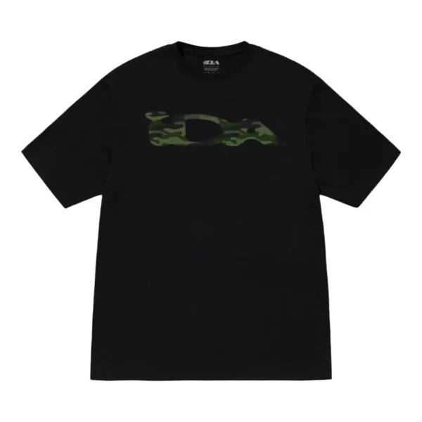 Black IDA Supply Camo Short Sleeve Tee