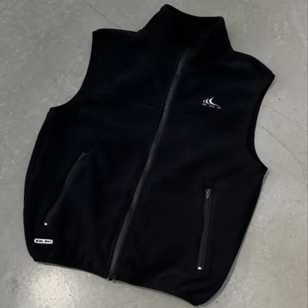 Black IDA Supply IDA Logo Zip-Up Vest