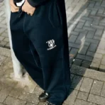 Black IDA Supply IDA London Logo Sweatpants View