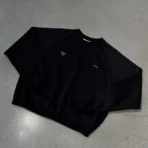 Black IDA Supply Logo Long Sleeve Sweatshirt