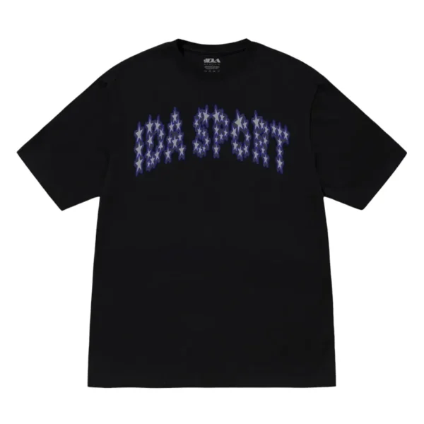Black IDA Supply Sport Stars Short Sleeve Tee