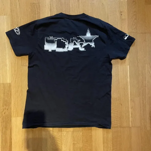 Black IDA Supply Star Short Sleeve T-shirt Back