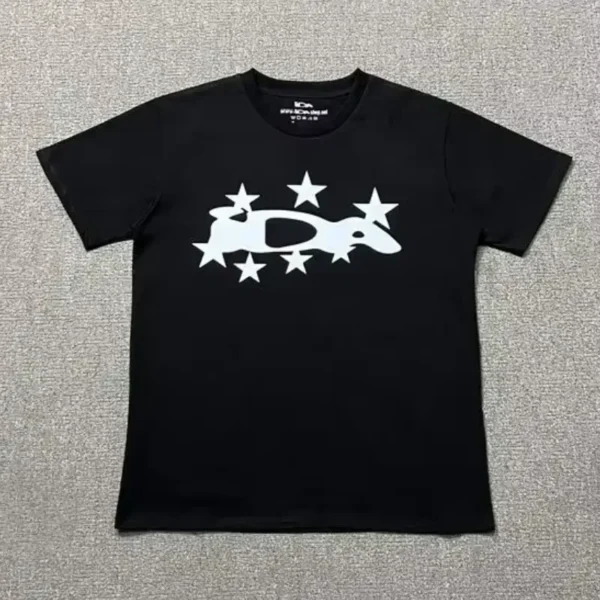 Black IDA Supply Stars Short Sleeve T-shirt