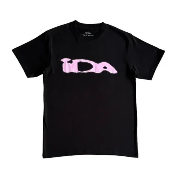 Black/Pink IDA Supply Classic Logo Short Sleeve Tee
