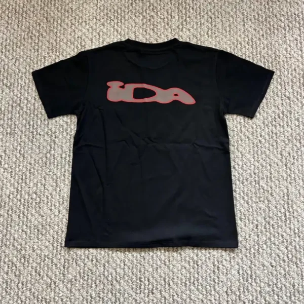 Black/Red IDA Supply Printed Short Sleeve T-Shirt