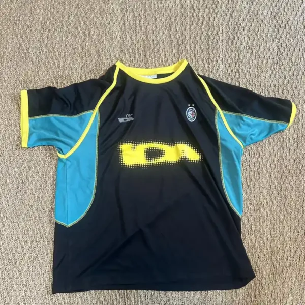 Black-Yellow IDA Supply Sports Football T-shirt