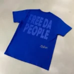 Blue IDA SPLY Free DA People Short Sleeve T-shirt Back
