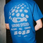 Blue IDA Supply Sound System Short Sleeve Tee Back