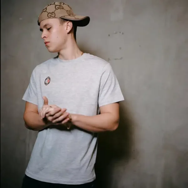 Grey/Black IDA SPLY England Short Sleeve Tee