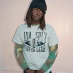 Grey IDA SPLY Proper Gear Short Sleeve Tee - Image 2
