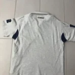 Grey IDA Supply England Collar Football T-shirt Back