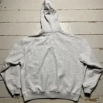 Grey IDA Supply Logo Zip-Up Hoodie Back