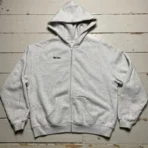 Grey IDA Supply Logo Zip-Up Hoodie