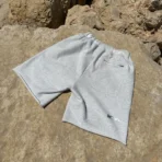 Grey IDA Supply OG Logo Shorts Back