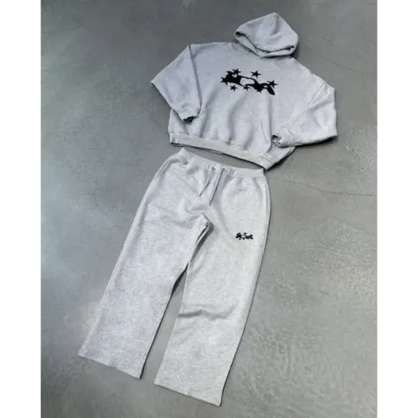 Grey IDA Supply Stars Logo Pullover Tracksuit
