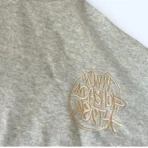 Grey IDA Supply Zip-Up Hoodie Back Design