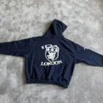 Navy IDA Supply London Pullover Hoodie Back