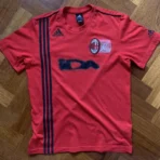 Red Adidas x IDA Supply Football T-shirt