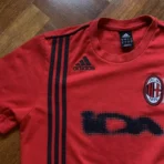 Red Adidas x IDA Supply Football T-shirt View