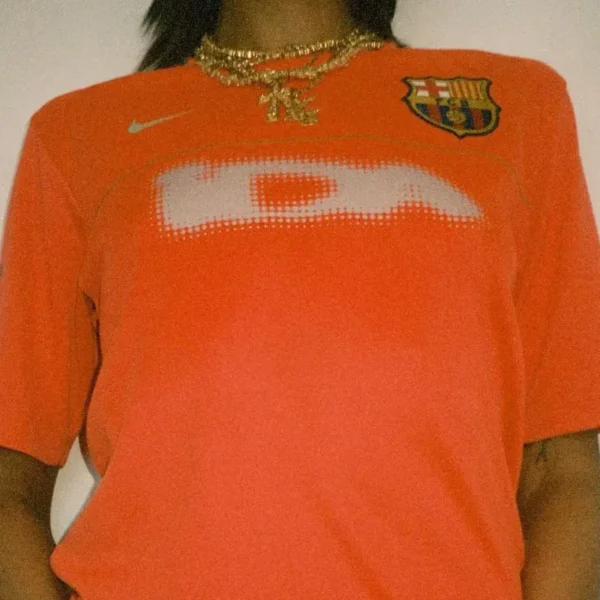 Red IDA Supply x Nike FC Barcelona Short-Sleeve Tee Front