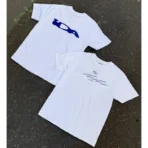White/Blue IDA Supply Paris Short Sleeve Tee