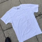 White IDA Supply Chrome Logo T-Shirt Back