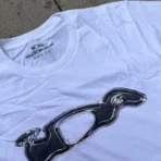 White IDA Supply Chrome Logo T-Shirt Front