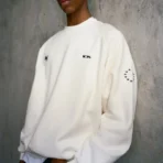 White IDA Supply Logo Long Sleeve Sweatshirt