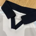 White IDA Supply Sport Collar Football Jersey Front