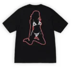 Black IDA Supply Porn Star Short Sleeve T-shirt Back