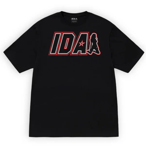 Black IDA Supply Porn Star Short Sleeve T-shirt