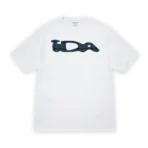 White IDA Supply Green Plaid Classic Logo Tee