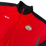 Red IDA Supply FC Track Zip-Up Jacket Front