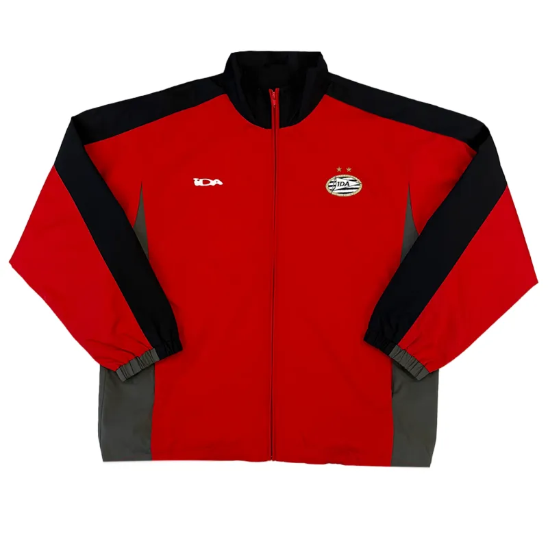 Red IDA Supply FC Track Zip-Up Jacket - IDA SPLY Red IDA Supply FC Track Zip-Up Jacket