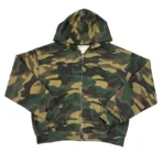 Camo IDA Supply Double Zip-Up Hoodie