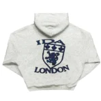 Grey IDA Supply Highgate Pullover Hoodie Back