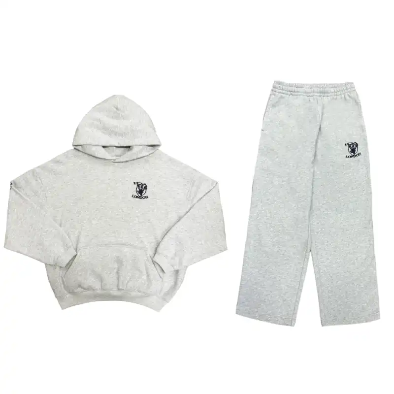 Grey IDA Supply Highgate Pullover Tracksuit