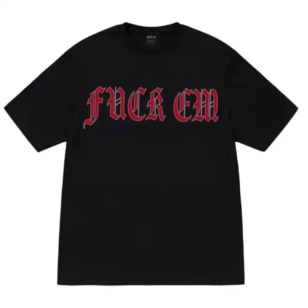 Black IDA Supply Fuck EM Short Sleeve Tee