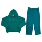 Green IDA Supply Chain Stitch Logo Zip-Up Tracksuit