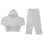 Grey IDA Supply Chain Stitch Logo Zip-Up Tracksuit