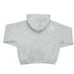 Grey IDA Supply Chain Stitch Zip-Up Hoodie Back