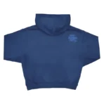 Navy IDA Supply Chain Stitch Zip-Up Hoodie Back